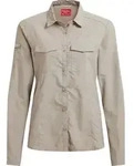 Craghoppers Nosilife Adventure Long Sleeved Shirt III soft mushroom (KD7) 36