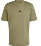 adidas Essentials Small Logo Single Jersey Tee olive strata-black (AETE) 3XL
