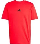 adidas Essentials Small Logo Single Jersey Tee pure ruby-black (AFDF) 3XL