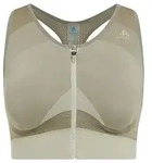Odlo The Seamless Zip High-support Sports Bra agate gray - vetiver (10871) L