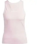 adidas Essentials Linear Slim Cotton Tank clear pink-white (A2JM) S