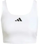 adidas Optime Workout Twist Light Support Bra Tank white (001A) L