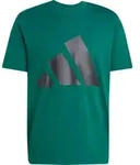 adidas Essentials BIG Logo Single Jersey Tee collegiate green-black (024A) 3XL