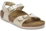 Birkenstock Rio AS Kids Birko-flor graceful pearl white (8234) Schmal 26