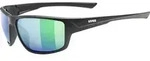 Uvex Sportstyle 230 black mat mirror green cat. 3 one size