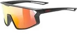 Uvex Skyryse jr. black matt mirror red cat. 3 one size