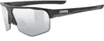 Uvex Axos set black matt mirror silver cat. 3cat. 0 one size