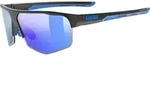 Uvex Axos set black mat mirror blue cat. 3cat. 0 one size