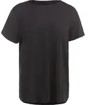Athlecia Lizzy W Slub Short Sleeve Tee black melange (1111) 44