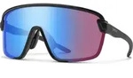 Smith Bobcat matte black chromapop low light rose blue mirror (003-99G0)