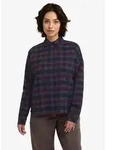 Jack Wolfskin Baja Flannel Shirt W check dark navy (T0003) S