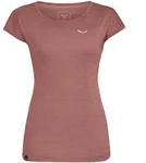 Salewa Puez Melange Dry'ton W Short Sleeve Tee desert pink melange (6A46) 34