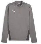 Puma Teamgoal Training 1/4 Zip Top cast iron-puma white-shadow gray (13) S