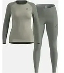 Odlo The Active Warm Base Layer Set shadow - agate gray (11001) S
