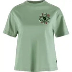 Fj&auml;llr&auml;ven Fj&auml;llblomster Logo T-shirt W misty green (674) S
