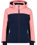 CMP KID G Ski Jacket Snaps Hood blue ink-lotus (28NU) 104