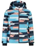 CMP KID G Ski Jacket Snaps Hood topazio-bianco-lotus (03ZU) 104