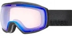 Uvex Victorious black matt vario blue mirror one size