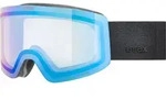 Uvex Provoqe black matt vario blue mirror one size
