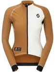 Scott Jersey W'S RC Pro Warm Ls-remix bread brown/cotton white (8183) M
