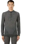 Uyn MAN Fusyon Biotech Underwear Shirt LONG_SL ZIP UP dark grey melange (1005) L/XL