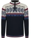 Dale of Norway Vail Masc Sweater midnightnavy redrose offwhite (C00) L