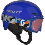 Scott Combo Hlmt Keeper 2+Goggle Jr Witty blue/grey (1099) S