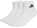 adidas Cushioned Sportswear Ankle Socks 3 Pair Pack white-white-black (001A) XS