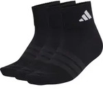 adidas Cushioned Sportswear Ankle Socks 3 Pair Pack black-black-white (095A) M