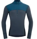 Devold of Norway Lauparen Merino 190 Zip Neck MAN ink/lichen/black (284A-clothing) L
