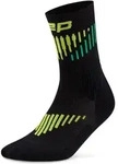 CEP Core Run Merino Socks, Mid Cut, 3.0, Women black/lime (582) II