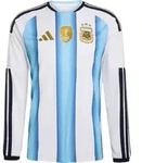 adidas Argentina 26 Home Long Sleeve Jersey white-icey blue-light blue (001A) XS