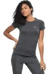Bergans Y Lightline Merino Tee Women dark shadow grey/pearl grey (25333) XXS