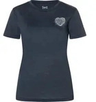 Super.Natural W Little Heartwood Tee blueberry/feather grey (W87) XS