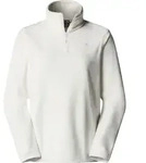 The North Face Womens Glacier Fleece 1/4 Zip Jacket white dune (QLI) L