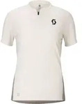 Scott Tee W's Vertic Zip SS cotton white/toast beige (8229) XS