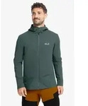 Jack Wolfskin Ridge Hike Hooded Full Zip M sago palm (E0271) S