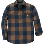 Carhartt Hubbard Loose LS Plaid Shirt red duck (RDK) L REG