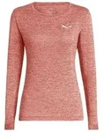 Salewa Puez Melange Dry'ton W Long Sleeve Tee desert pink melange (6A46) 34