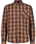 CMP MAN Shirt Long Sleeves antracite-orange-corda (18ZV) 46