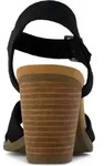 Toms Majorca Ankle Strap black melange woven 42