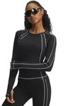 Under Armour Coldgear Textured Crew black metallic silver (001-100-099) M