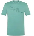 Super.Natural M Kanulines Tee lagoon green/blueberry (47I) S