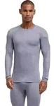 Falke Herren Langarmshirt Wool-tech Light grey-heather (3757) S