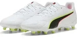 Puma King 20 Play Fg/Ag puma white-glowing red-yellow alert (01) 9.5