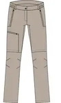 CMP Woman Zip OFF Pant sabbia (P605) 34