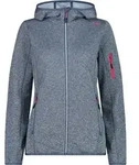 CMP Woman Fleece Fleece Jacket FIX Hood space-sky blue (01LV) 34