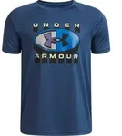 Under Armour B Tech Graphic SS blue lumos lime (498) L