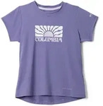 Columbia Tech Trail Utility Short Sleeve Graphic Crew stormwatch, floral groove (525)