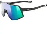 Uvex Sequenze black matt mirror green cat. 3 one size